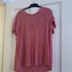 Red IRO ripped shirt